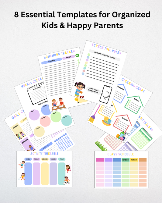 Kid's Life Organizer: Ultimate Planning Kit