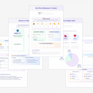 Money Skills for Kids: Complete Financial Literacy Workbook Ages 5-12