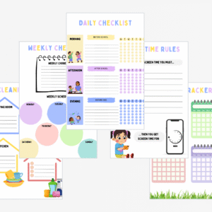 8 Family Planner Printables: Ultimate Organizing Kit for Busy Parents